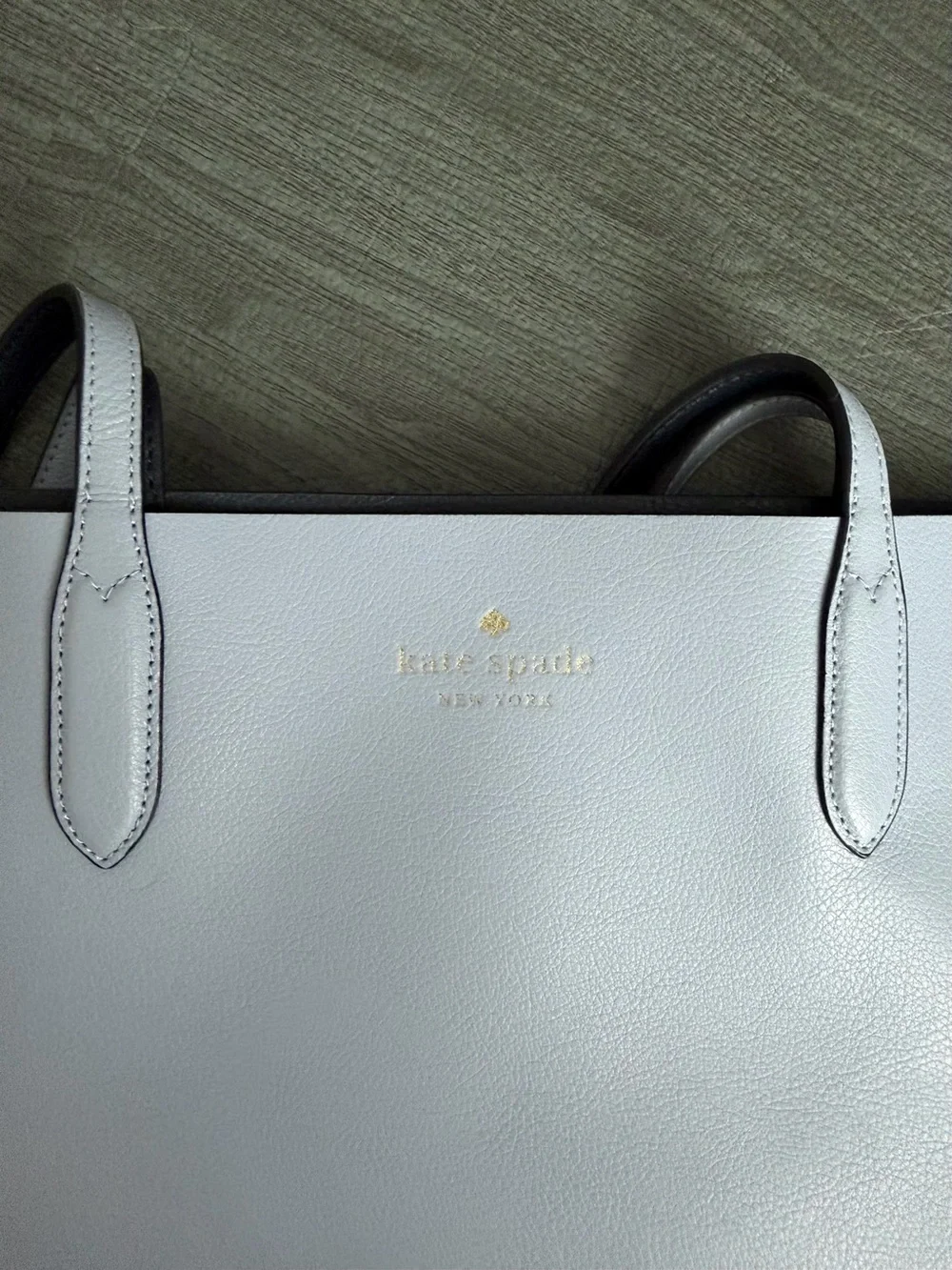 Kate Spade Reversible Blue Leatherette Tote